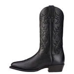 Load image into Gallery viewer, Ariat Men Heritage R toe Western Boot | Black
