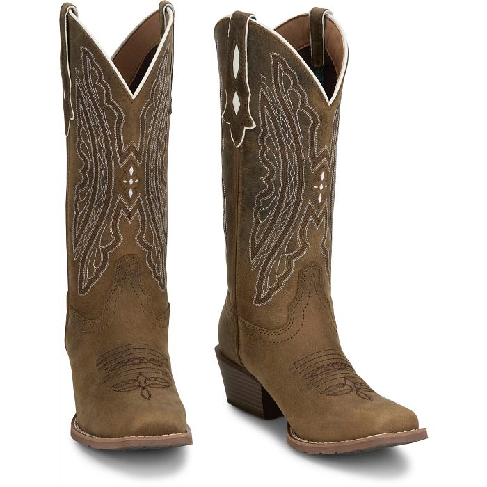 Women's Justin Rae Taupe Water Buffalo | Taupe (Brown)