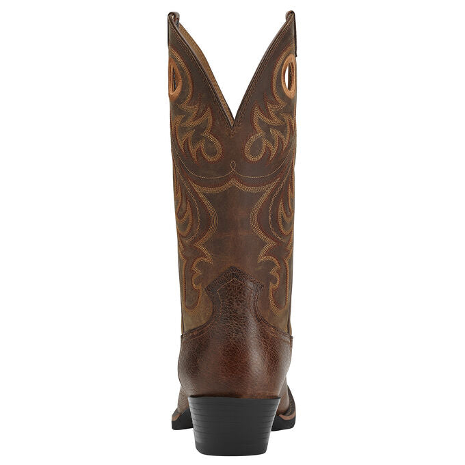 Ariat Men Sport Square Toe Western Boot | Fiddle Brown