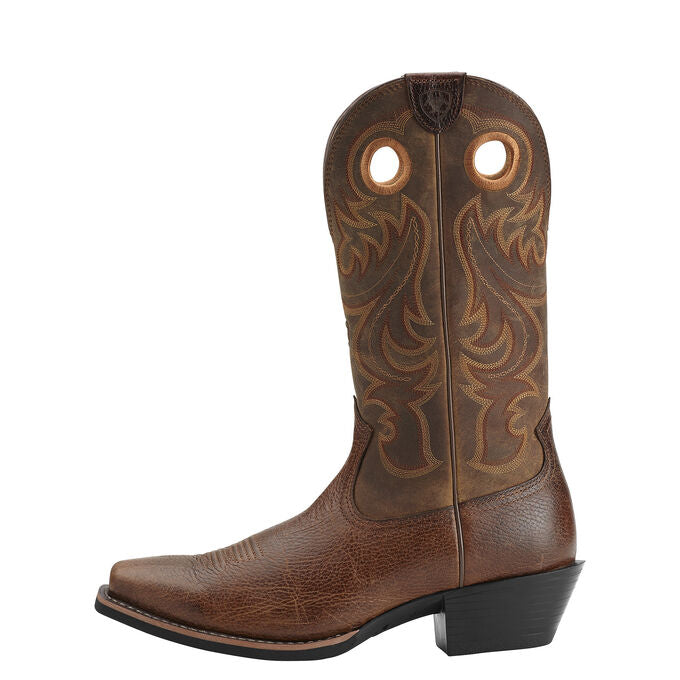 Ariat Men Sport Square Toe Western Boot | Fiddle Brown