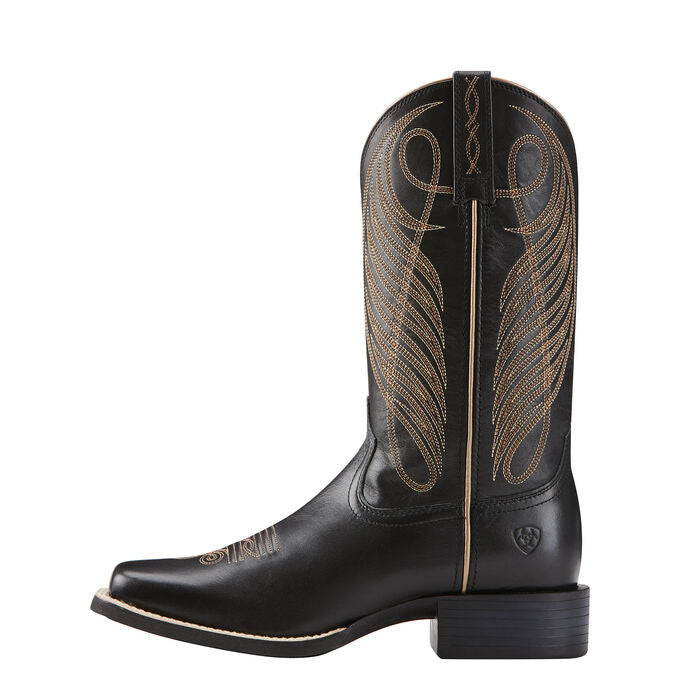 Ariat Women Round Up Wide Square Toe | Black