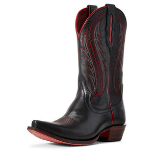 Ariat Women Tailgate Western Boot | Black/Red