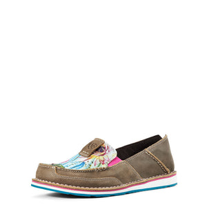 Ariat Women Cruiser | Brown Bomber/ Floral Cactus Print