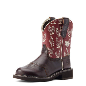 Ariat Women's Fatbaby Heritage Farrah Western Boot| Chocolate Chip