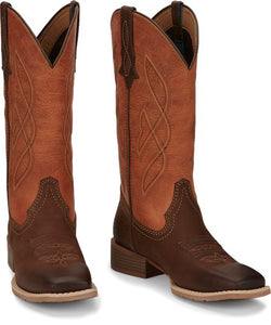 JUSTIN WOMEN'S | BREAKAWAY MOKA WESTERN BOOT