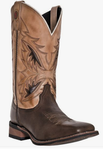 Laredo Men's Square Toe Cowboy Boot | Chocolate Tan