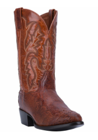 Dan Post Pugh Men's Ostrich Western Boots | Cognac