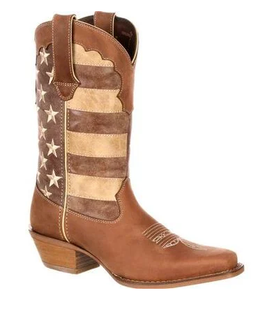 Durango Women's Distressed Flag Boot | Faded
