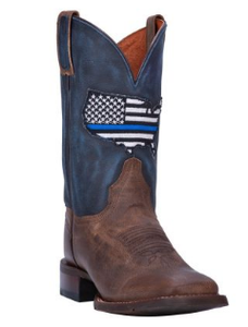 Dan Post Women's Thin Blue Line Western Boots | Brown