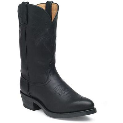 DURANGO OILED LEATHER WESTERN BOOT| BLACK