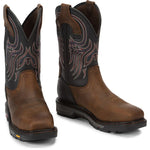Load image into Gallery viewer, Justin Steel Toe Work Boot | Brown
